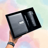 Customized Diary, Pen, and Flask Combo | Ideal Gift for Him & Corporate Gifting | Valentines day gifts - BBD GIFTS